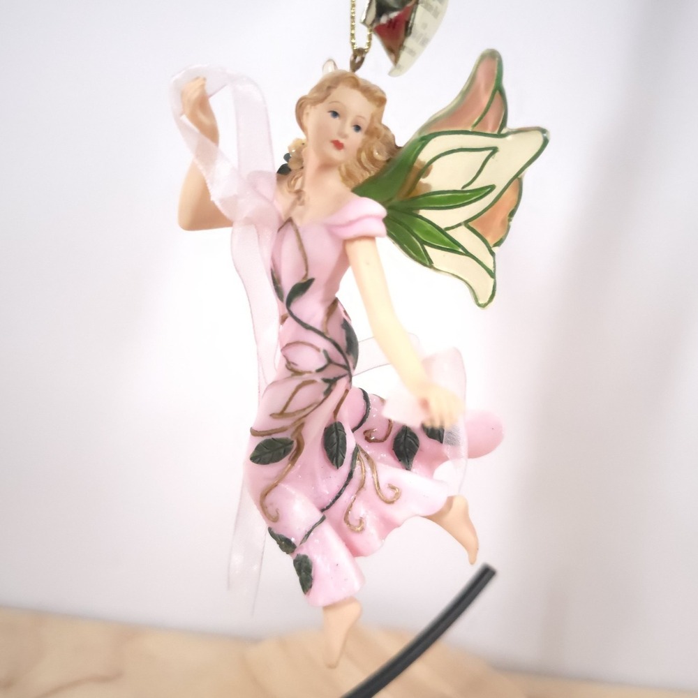 VTG Fairy Ornament ON WINGS OF LIGHT "Magnolia's Delicate Blush" Ashton Drake